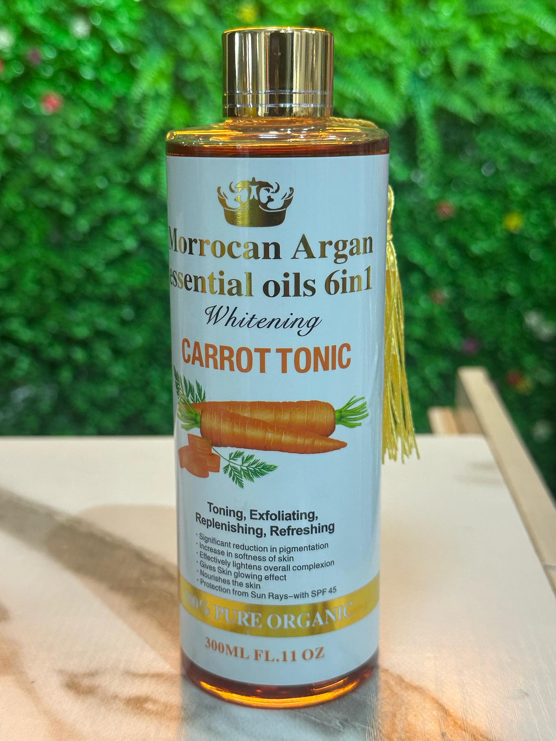 Moroccan Argan Oil Whitening Carrot Tonic Body Oil