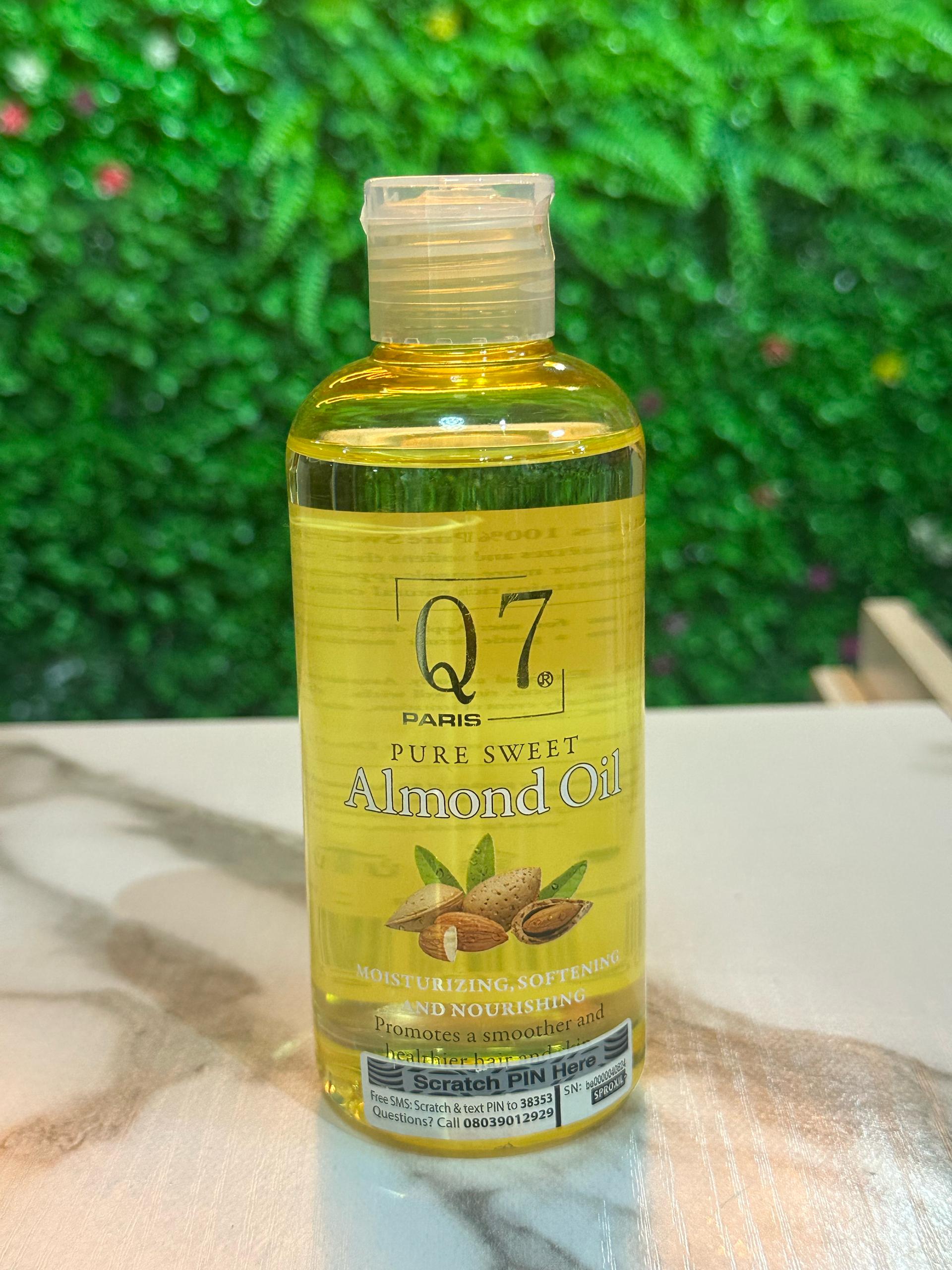 Q7 Paris 100% Pure Sweet Almond Oil