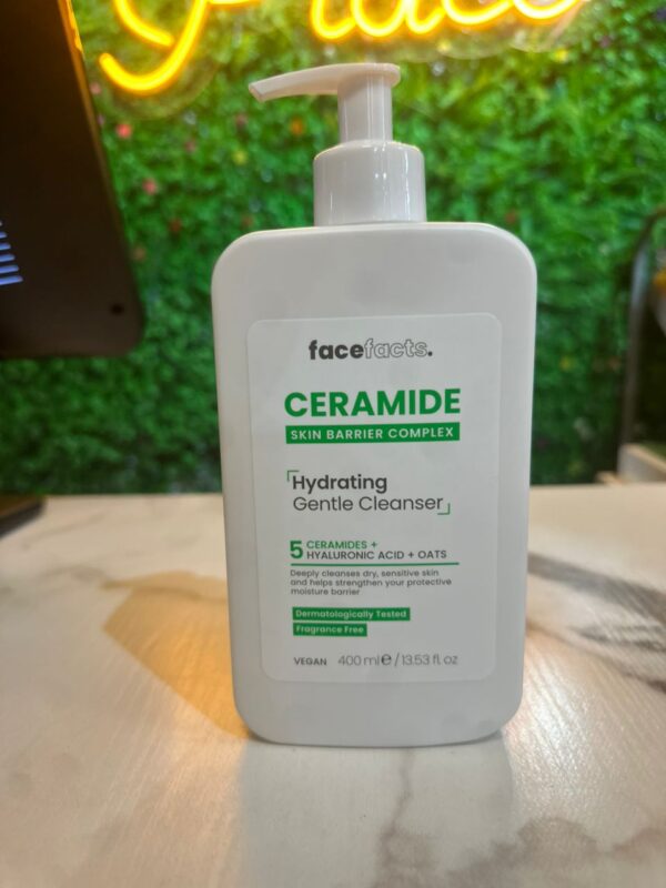 FaceFact ceramide hydrating gentle cleanser